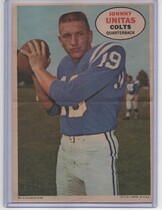 1968 Topps Posters Inserts #1 Johnny Unitas