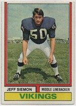 1974 Topps Base Set #319 Jeff Siemon