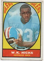 1967 Topps Base Set #50 W.K. Hicks