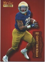 2022 Wild Card Matte Red #MB-78 Kyren Williams