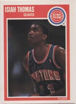 1989 Fleer Base Set #50 Isiah Thomas