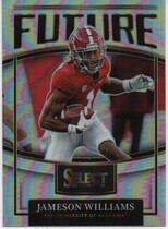 2022 Panini Select Draft Picks Future Silver Prizm #23 Jameson Williams