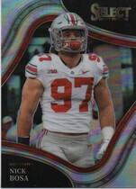 2022 Panini Select Draft Picks Silver Prizm #168 Nick Bosa