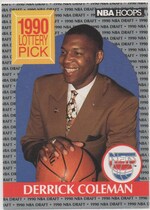 1990 NBA Hoops Hoops #390 Derrick Coleman