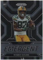 2022 Panini Prizm Emergent #14 Romeo Doubs