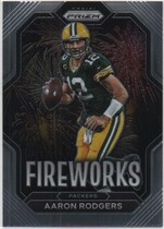 2022 Panini Prizm Fireworks #F-1 Aaron Rodgers