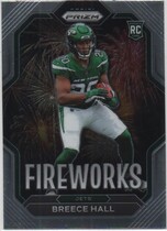 2022 Panini Prizm Fireworks #F-24 Breece Hall