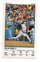 1991 Panini Stickers #205 Nolan Ryan