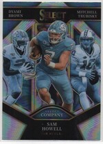 2022 Panini Select Draft Picks Select Company Silver Prizm #12 Dyami Brown|Mitchell Trubisky|Sam Howell