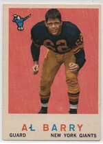 1959 Topps Base Set #138 Al Barry
