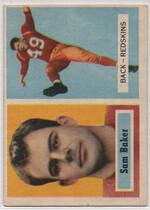 1957 Topps Base Set #72 Sam Baker