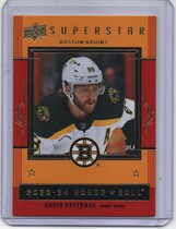2023 Upper Deck Honor Roll Red Rainbow #HR-4 David Pastrnak