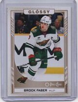 2023 Upper Deck O-Pee-Chee OPC Glossy Gold #R-1 Brock Faber