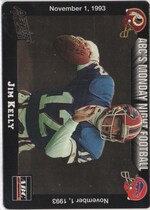 1993 Action Packed Monday Night Football #36 Jim Kelly
