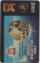 1995 Stadium Club Phone Cards #5 1984 All-Star-S.F.