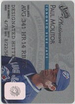 1995 Studio Platinum Series #10 Paul Molitor