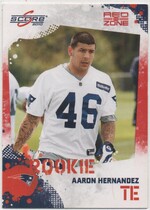 2010 Score Red Zone #301 Aaron Hernandez