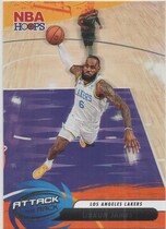 2023 Panini NBA Hoops Attack the Rack #6 Lebron James