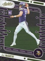 2024 Panini Absolute Yellow #110 J.J. Mccarthy