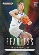 2024 Panini Prizm Draft Picks Fearless #20 Reed Sheppard