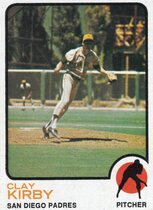 1973 Topps Base Set #655 Clay Kirby