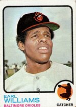 1973 Topps Base Set #504 Earl Williams