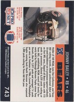 1990 Pro Set Base Set #743 Johnny Bailey