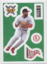1997 Upper Deck Collectors Choice Stick'Ums Hobby #1 Ozzie Smith