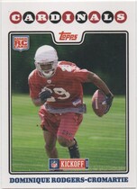 2008 Topps Kickoff #211 Dominique Rodgers-Cromartie