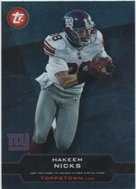 2011 Topps ToppsTown #TT-18 Hakeem Nicks
