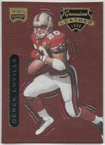 1996 Playoff Contenders Leather #42 Derek Loville