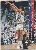 1993 Upper Deck All-NBA Team #AN9 John Stockton