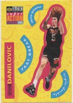 1996 Upper Deck Collectors Choice Stick-Ums Sticker 1 #S14 Sasha Danilovic