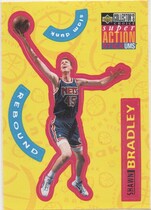 1996 Upper Deck Collectors Choice Stick-Ums Sticker 1 #S17 Shawn Bradley