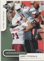 2005 Upper Deck Foundations #1 Larry Fitzgerald