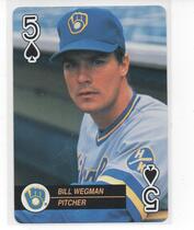 1992 U.S. Playing Cards Major League Baseball Aces #5S Bill Wegman