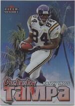 2000 Fleer Mystique Destination Tampa #10DT Randy Moss