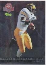 1995 Classic NFL Rookies Instant Energy #IE5 Tyrone Wheatley