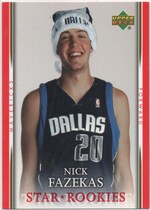 2007 Upper Deck Santa Hat Rookies #NF Nick Fazekas