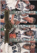 1996 Press Pass Base Set #40 Delk|McCarty|Walker|Pope