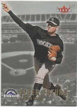 2002 Fleer Base Set #492 Aaron Cook