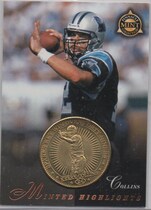 1997 Pinnacle Mint Coins Brass #24 Kerry Collins