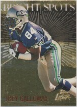1996 Topps Laser Bright Spots #12 Joey Galloway