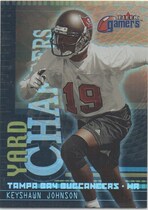 2000 Fleer Gamers Yard Chargers #3YC Keyshawn Johnson