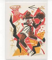 1990 NBA Hoops Hoops #376 Clyde Drexler