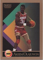 1990 SkyBox Base Set #110 Akeem Olajuwon