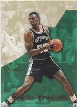 1996 SkyBox Premium Triple Threats #TT6 David Robinson