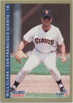 1993 Fleer Atlantic #4 Will Clark