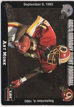 1993 Action Packed Monday Night Football #3 Art Monk