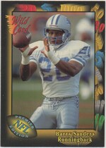 1991 Wild Card Base Set #89 Barry Sanders